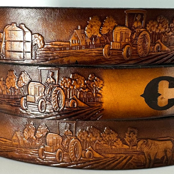 Child's Name Belt, FARMING SCENE matches adult NBT114