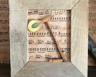 Raw Finish Framed Piano Hammer
