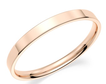 Bonyak Jewelry 14k Rose Gold 1.5 mm Flat Band Size 9.5 Bonyak Jewelry 14k Rose Gold 1.5 mm Flat Band Size 9.5