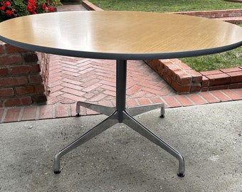 48" Herman Miller Eames Round Pedestal Table *(Shipping is NOT free)