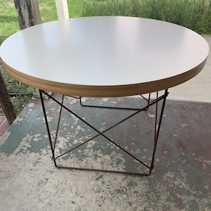 Modern Herman Miller Style Wire Base Low Table (Shipping is NOT Free)