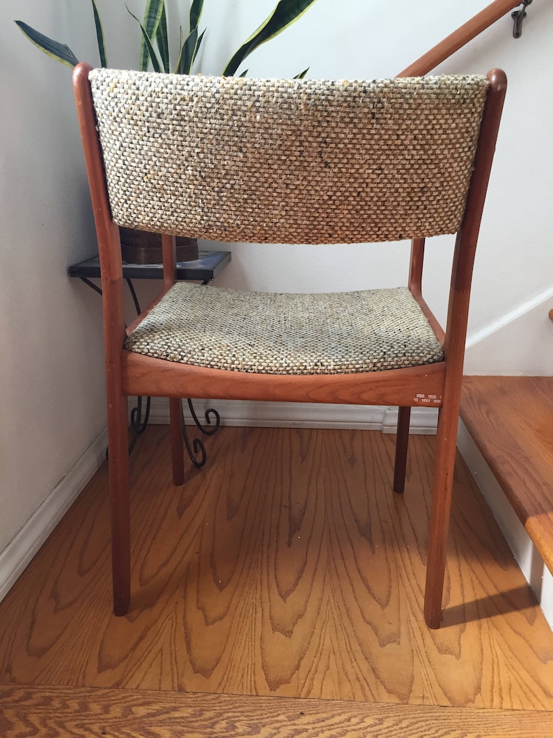 Shipping is not free 4 Mid Century Modern Danish Style Arm Chairs *
