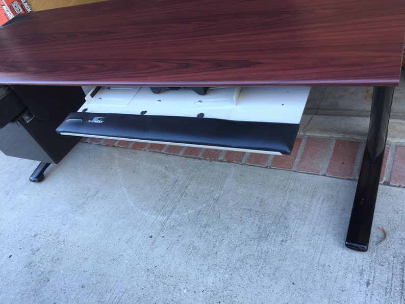 SteelCase Desk with Drawers and keyboard Tray Shipping is Etsy