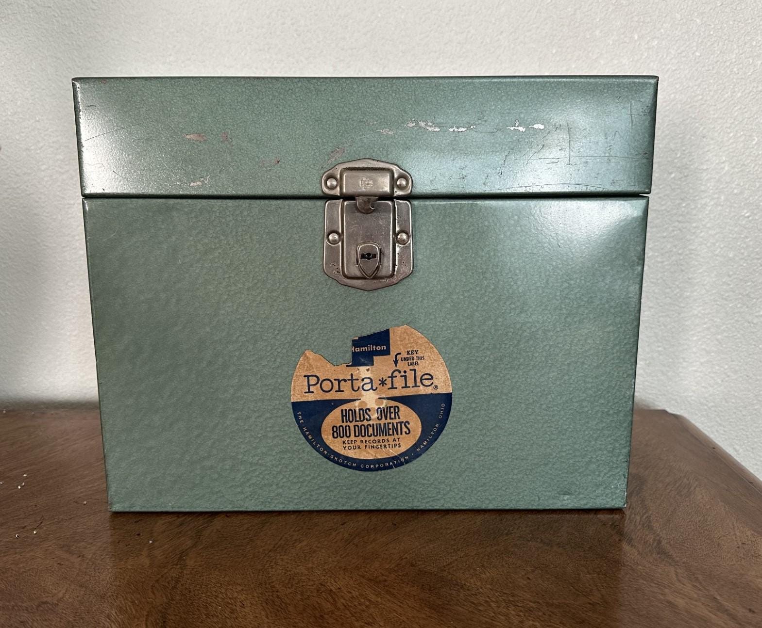 USA ヴィンテージ Porta File Box