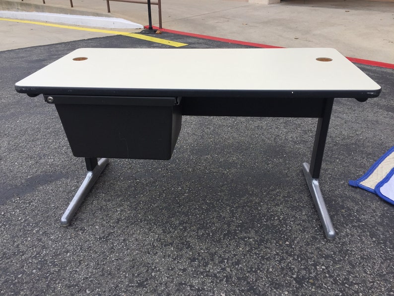Mid Century Herman Miller Desk With Drawer Is Not Free