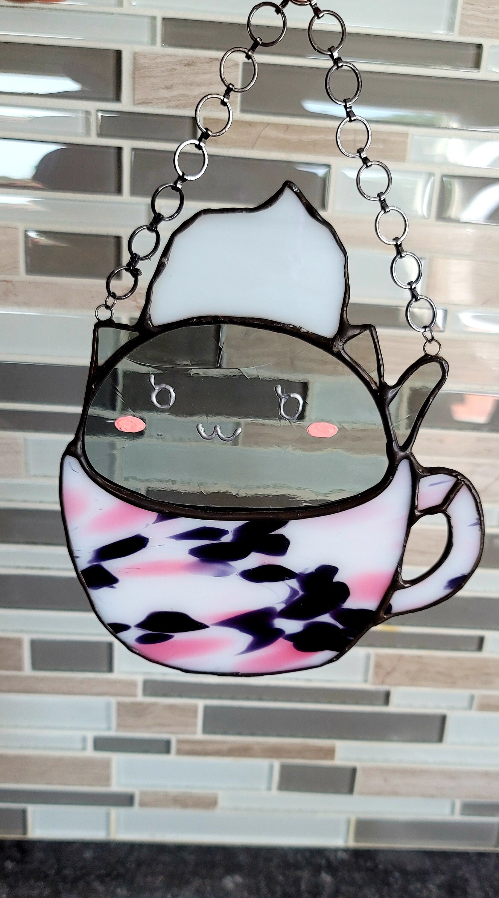 Linda y divertida decoración de cocina Cat-puccino Cat and | Etsy