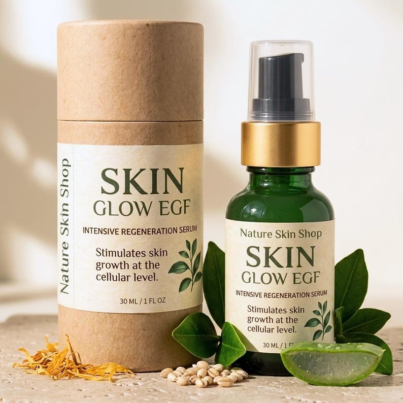 Luminous Glow Radiance EGF-serum voor gezicht, bevordert een stevigere uitstraling en vermindert fijne lijntjes, ondersteuning van een doffe huid afbeelding 4