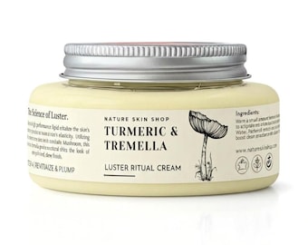 Turmeric and Tremella Luster Ritual Cream for Radiant Glow and Supple Skin 4 oz