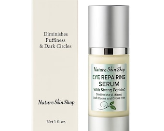 Sérum revitalizante para el contorno de ojos que reduce ojeras y bolsas, tratamiento natural para líneas de expresión y patas de gallo, cuidado de la piel vegano