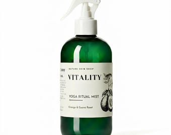 Vitality Yoga Mat Cleaner | Sweet Orange & Guava Room Spray | Energizing Aromatherapy Mist