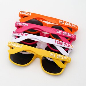 Personalized Sunglasses, Party Sunglasses, Bridesmaid Gifts, Custom Sunglasses, Bachelorette Gifts, Wedding Favors, Destination Wedding