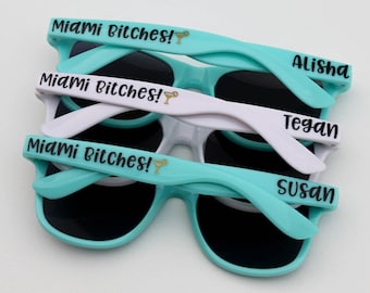 Personalized Sunglasses, Party Sunglasses, Bachelorette Party Favors, Custom Sunglasses, Girls Weekend, Wedding Favors, Destination Wedding