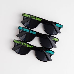 Kids Personalized Sunglasses, Party Sunglasses, Birthday Sunglasses, Birthday Party Favors, Kids Gift, Toddler Gift, Birthday Boy Sunglasses
