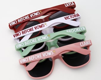 Custom Sunglasses, Party Sunglasses, Bridal Party, Personalized Sunglasses, Bachelorette Party Favors, Wedding Favors, Wedding Sunglasses