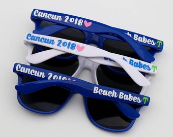 Personalized Sunglasses, Party Sunglasses, Bachelorette Party Favors, Custom Sunglasses, Girls Weekend, Wedding Favors, Destination Wedding