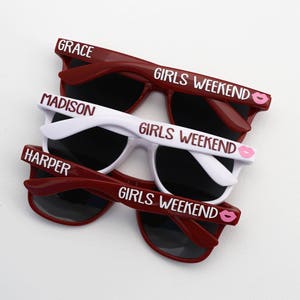 Personalized Sunglasses, Party Sunglasses, Bridesmaid Gifts, Custom Sunglasses, Bachelorette Gifts, Wedding Favors, Destination Wedding