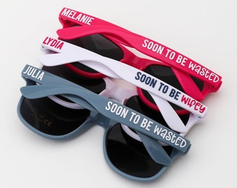 Custom Sunglasses, Party Sunglasses, Bridesmaid Gifts, Personalized Sunglasses, Bachelorette Gifts, Wedding Favors, Destination Wedding