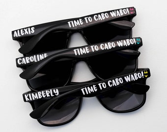 Personalized Sunglasses, Party Sunglasses, Bachelorette Party Favors, Custom Sunglasses, Girls Weekend, Wedding Favors, Destination Wedding