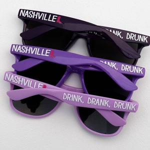 Personalized Sunglasses, Party Sunglasses, Bridesmaid Gifts, Custom Sunglasses, Bachelorette Gifts, Wedding Favors, Destination Wedding