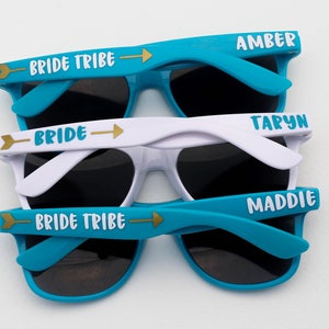 Personalized Sunglasses, Party Sunglasses, Bridesmaid Gifts, Custom Sunglasses, Bachelorette Gifts, Wedding Favors, Destination Wedding image 8