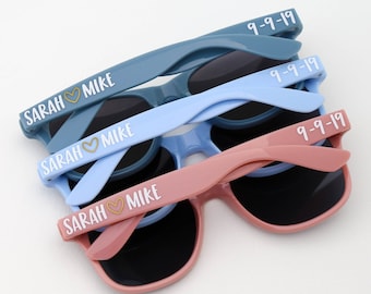 Custom Sunglasses, Party Sunglasses, Bridesmaid Gifts, Personalized Sunglasses, Bachelorette Gifts, Wedding Favors, Destination Wedding