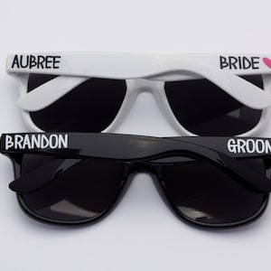 Personalized Sunglasses, Party Sunglasses, Bridesmaid Gifts, Custom Sunglasses, Bachelorette Gifts, Wedding Favors, Destination Wedding