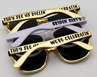 Personalized Sunglasses, Party Sunglasses, Bachelorette Party Favors, Custom Sunglasses, Girls Weekend, Wedding Favors, Destination Wedding
