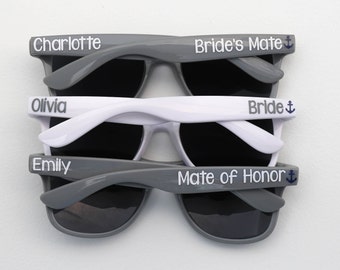 Personalized Sunglasses, Party Sunglasses, Bachelorette Party Favors, Custom Sunglasses, Girls Weekend, Wedding Favors, Destination Wedding