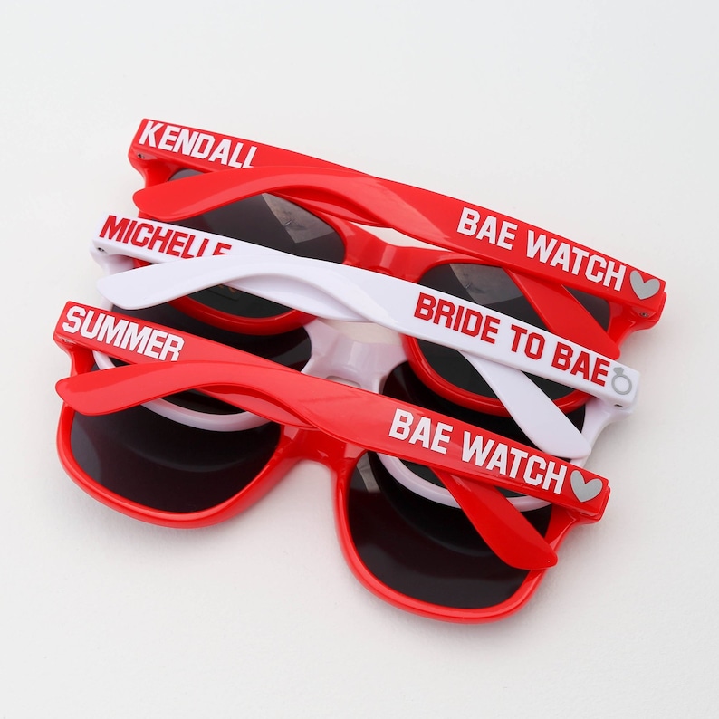 Personalized Sunglasses Party Sunglasses Bridesmaid Gifts Etsy