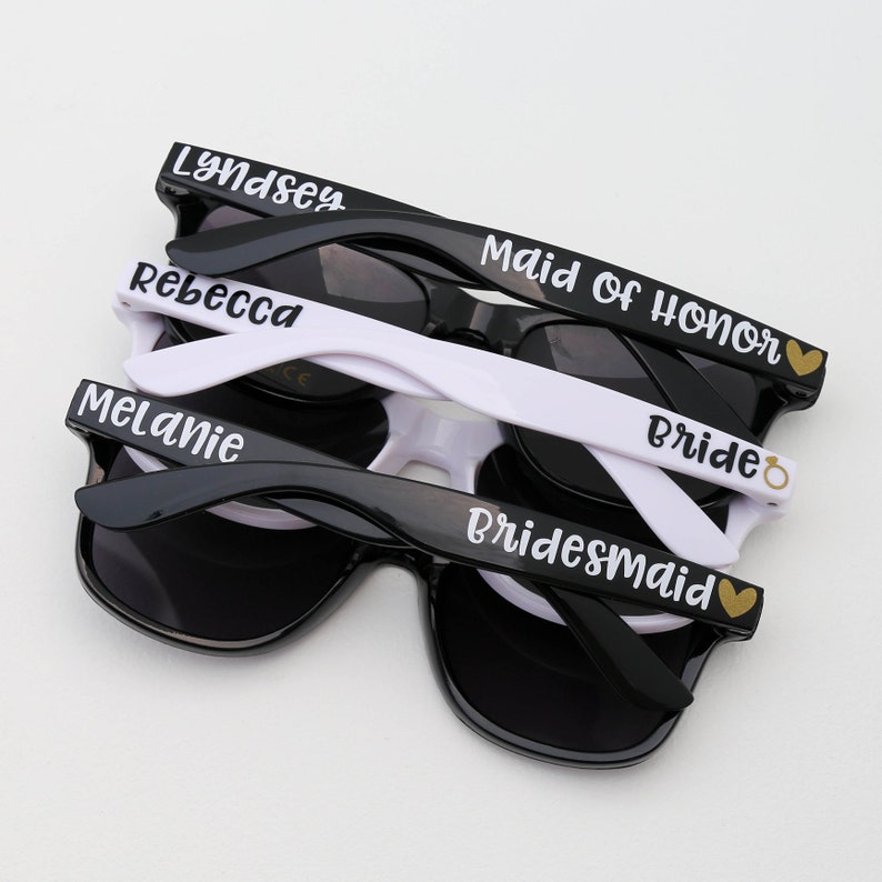 Personalized Sunglasses Party Sunglasses Bridesmaid Gifts Etsy