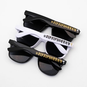 Personalized Sunglasses, Party Sunglasses, Bridesmaid Gifts, Custom Sunglasses, Bachelorette Gifts, Wedding Favors, Destination Wedding