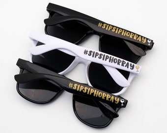Personalized Sunglasses, Party Sunglasses, Bachelorette Party Favors, Custom Sunglasses, Girls Weekend, Wedding Favors, Destination Wedding