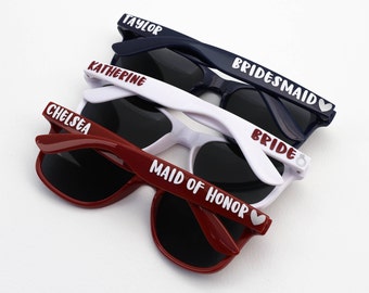 Personalized Sunglasses, Party Sunglasses, Bachelorette Party Favors, Custom Sunglasses, Girls Weekend, Wedding Favors, Destination Wedding
