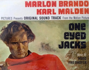 One Eyed Jacks Original Motion Picture Soundtrack SEALED LP Vinyl Record Album, Liberty - LOM 16001, 1961, Original Pressing