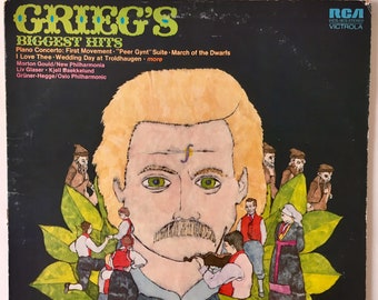 Grieg's Biggest Hits LP Vinyl Record Album, RCA Victrola - VICS 1670, Clasical, 1972, Original Pressing