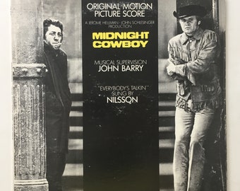 Midnight Cowboy Original Motion Picture Score LP Vinyl Record Album, United Artists Records - UAS 5198, 1969, Pressage original