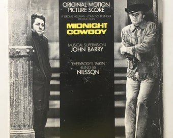 Midnight Cowboy Original Motion Picture Score LP Vinyl Record Album, United Artists Records - UAS 5198, 1969, Original Pressing