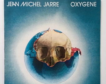 Jean Michel Jarre - Oxygène LP Vinyl Record Album, Les Disques Motors - MTO 77000, Electronic, 1983 French Pressing