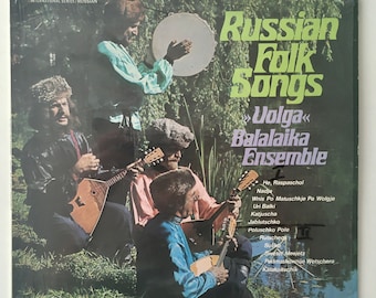 Russian Folk Songs LP Vinyl Record Album, Fiesta - FLPS 1666, 1972, Original Pressing