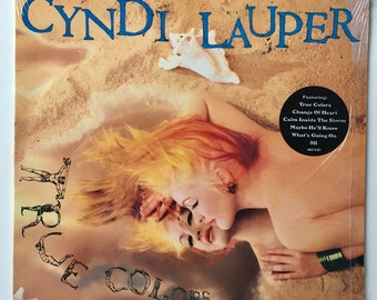 Cyndi Lauper -  True Colors LP Vinyl Record Album, Portrait - OR 40313, Pop Rock, Synth Pop, 1986, Original Pressing