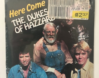 The Dukes of Hazzard (Here Come) SEALED 7' Vinyl Record / Book, Kid Stuff Records - KSR-954, 1983, Original Pressing