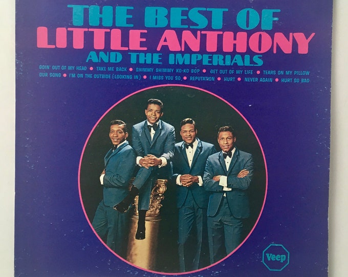 Little Anthony & the Imperials the Best of LP Vinyl Record Album, Veep ...