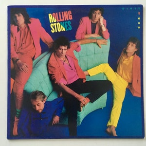 The Rolling Stones - Dirty Work LP Schallplattenalbum, Rolling Stones Records - OC 40250, 1986, Original Pressung