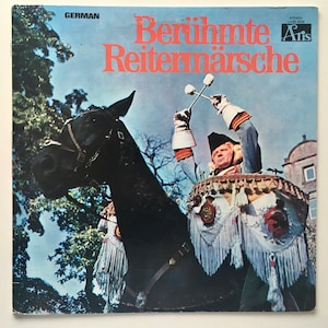 Beruhmte Reitermarsche LP Vinyl Record Album, Aris - LARS 6026, 1974 Original Pressing