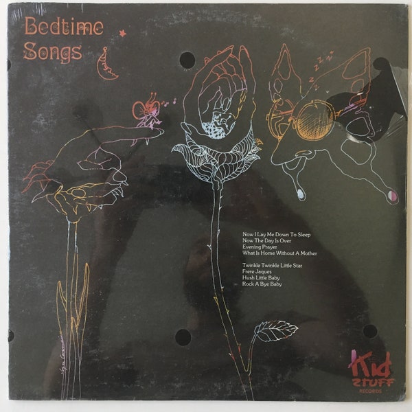 Bedtime Songs SEALED LP Vinyl Record Album, Kid Stuff Records - KS 041, Children, Story, 1978, Original Pressing