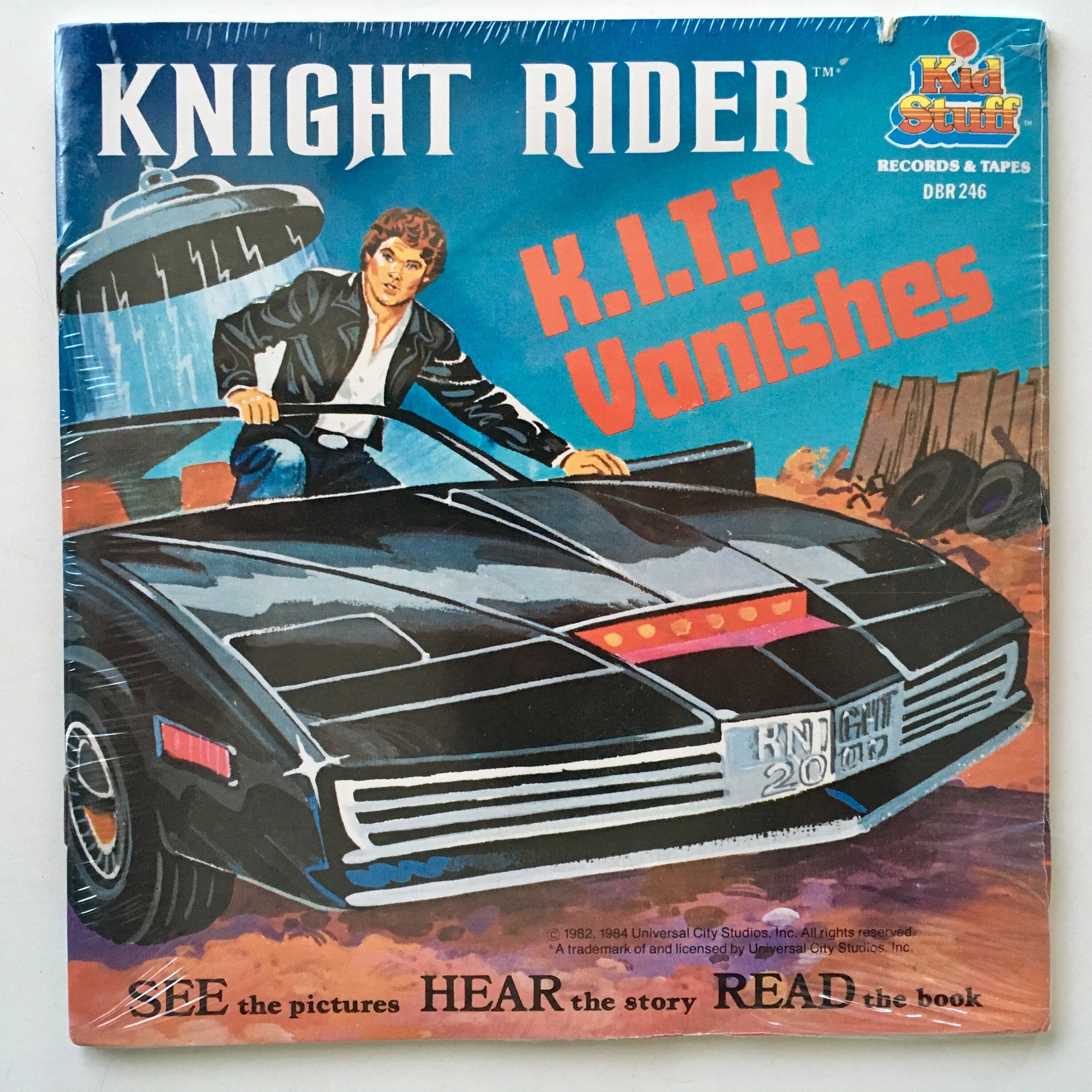 Knight Rider - K.I.T.T. Vanishes SEALED 7' Vinyl Record / 24 Page
