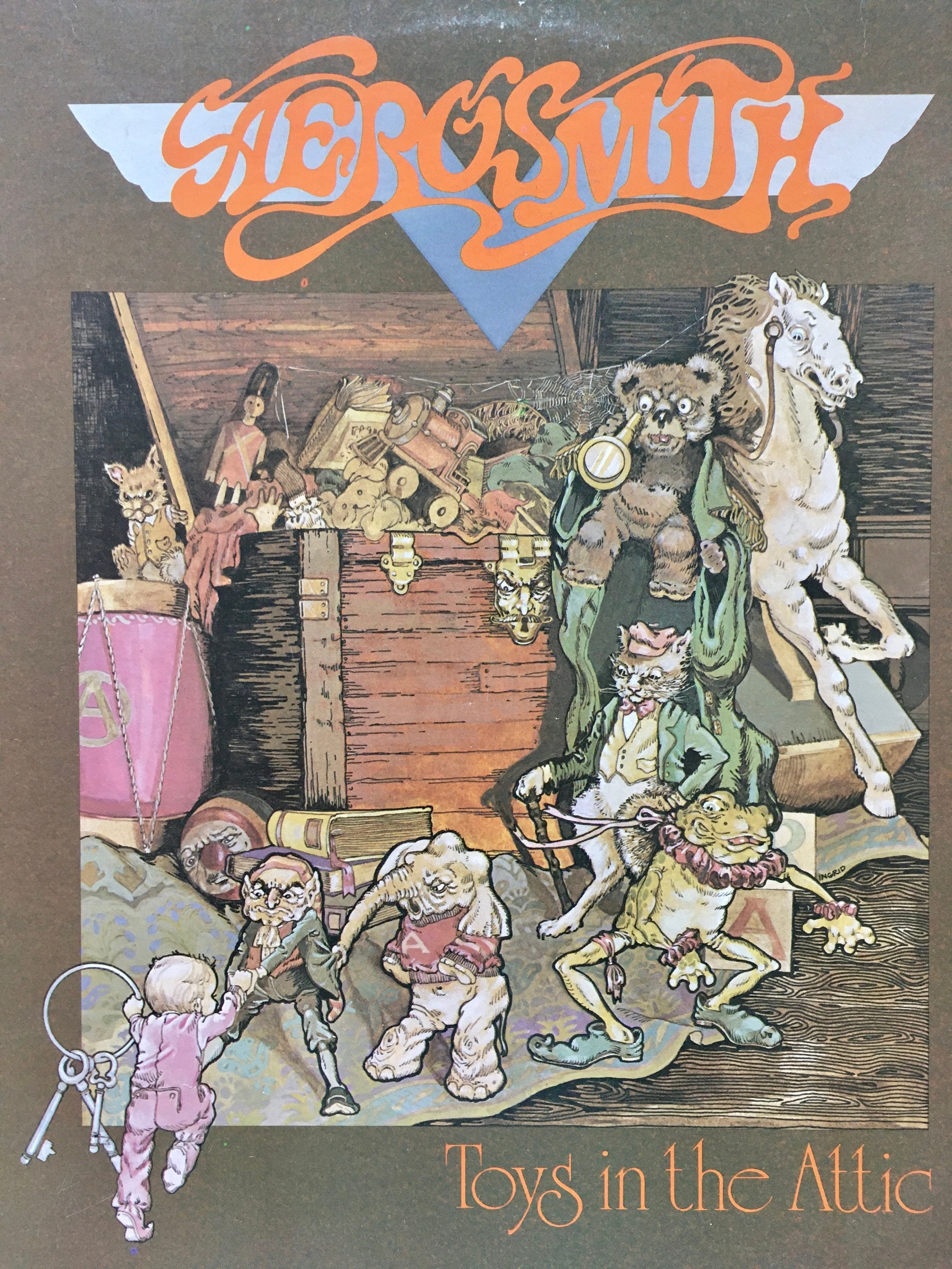 Aerosmith - Toys in the Attic LP Vinyl Record Album, Columbia - PC