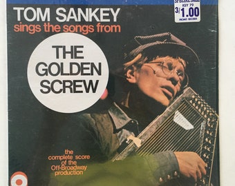 Tom Sankey Sings The Songs From The Golden Screw LP Vinyl Record Album, ATCO Records - 33-208, 1967, Original Pressing