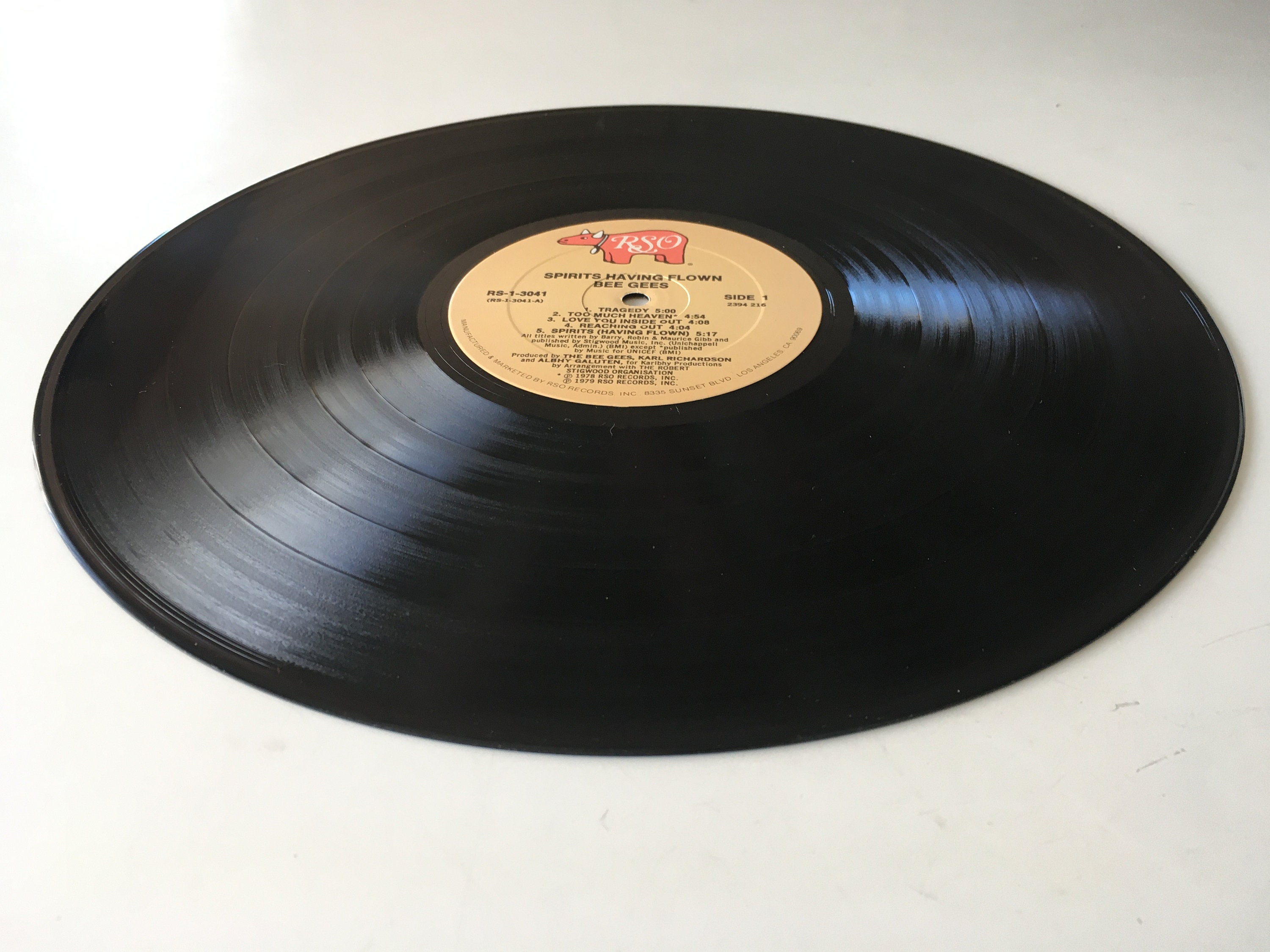 Bee Gees - Spirits Having Flown LP Vinyl Record Album, RSO - RS-1