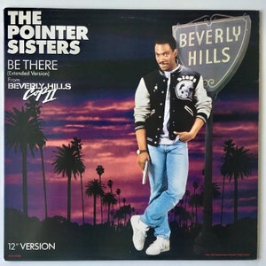 Beverly Hills Cop 2 - The Pointer Sisters - Be There LP Vinyl Record Single, MCA Records - MCA-23769, 1987, Original Pressing